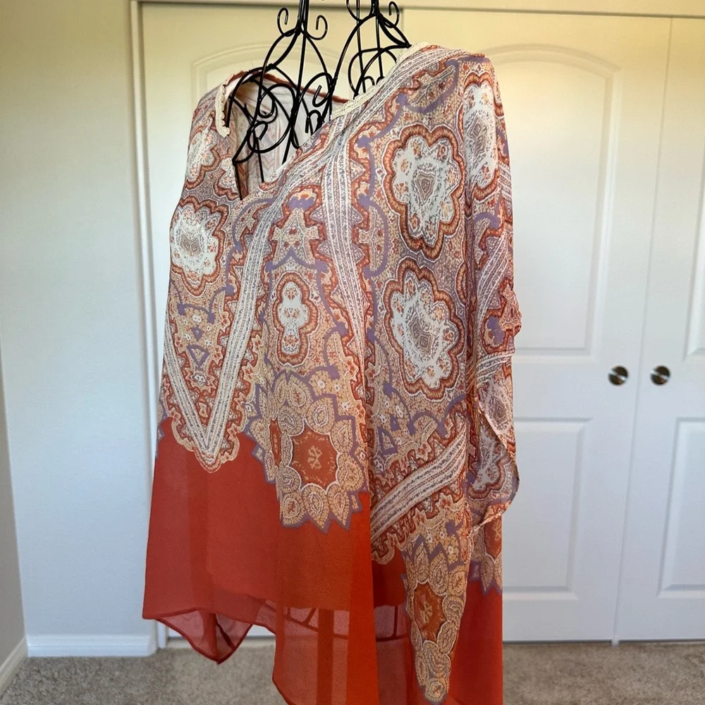 Anthropology Maeve Silk Top - Picture 3 of 7